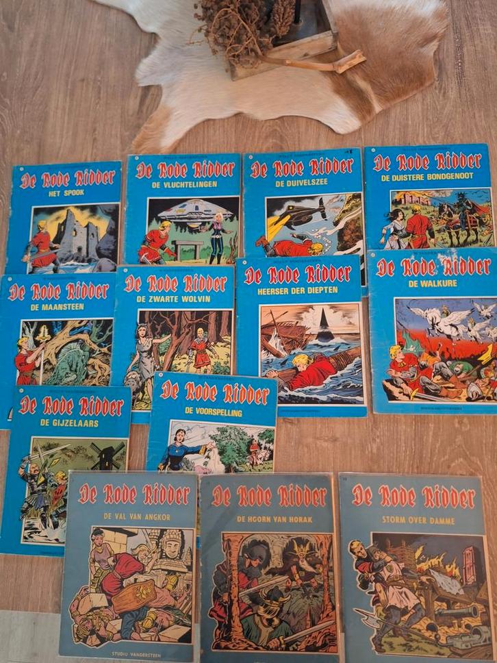 Lot van 13 oude rode ridders, Livres, BD, Enlèvement ou Envoi