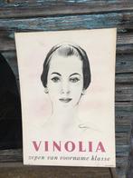 Panneau publicitaire en carton Vinolia Midcentury, Enlèvement ou Envoi