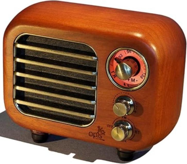 Opis Bluetooth Radio Retro  SNELLE GRATIS LEVERING, Audio, Tv en Foto, Radio's, Nieuw, Radio, Verzenden