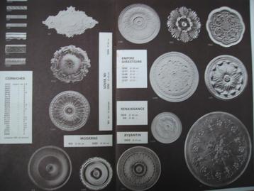 Rozetten plafond - nieuw en ambachtelijk beschikbaar voor biedingen