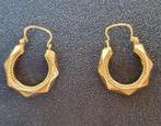 750 18-karaats geelgouden oorringen, Handtassen en Accessoires, Oorbellen, Geel, Ophalen of Verzenden, Goud, Hangers