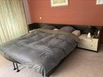 Luxe tweepersoonsbed, Huis en Inrichting, Ophalen, Zo goed als nieuw, Zwart