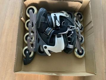 Skeelers/rollerblade/ in line skates, Ophalen, Salomon, Zo goed als nieuw, Inline skates 4 wielen