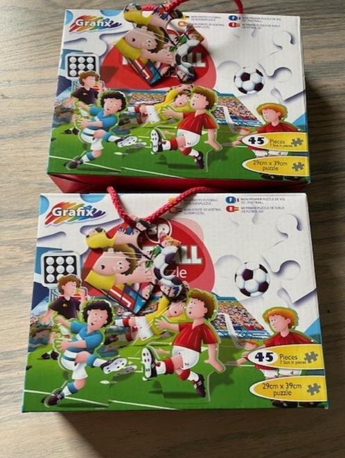 Te koop:  voetbalpuzzel – 45 stukjes – €2, Kinderen en Baby's, Speelgoed | Kinderpuzzels, Nieuw, 4 tot 6 jaar, 10 tot 50 stukjes