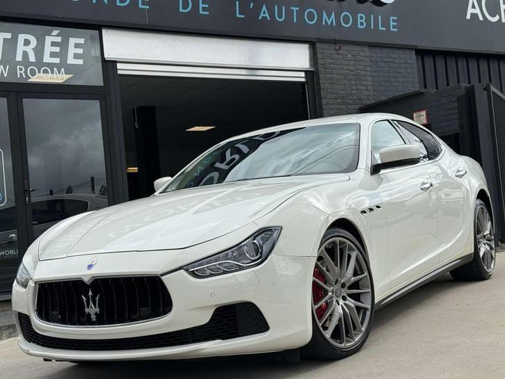 Maserati Ghibli 3.0 D V6 275CV - JA21″ - KEYLESS - NAVI -, Auto's, Maserati, Bedrijf, Te koop, Ghibli, ABS, Achteruitrijcamera
