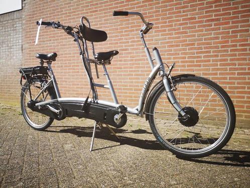 Elektrische Van Raam Twinny tandem (Nieuwe elektr. onderst.), Fietsen en Brommers, Fietsen | Tandems, Zo goed als nieuw, Ophalen of Verzenden