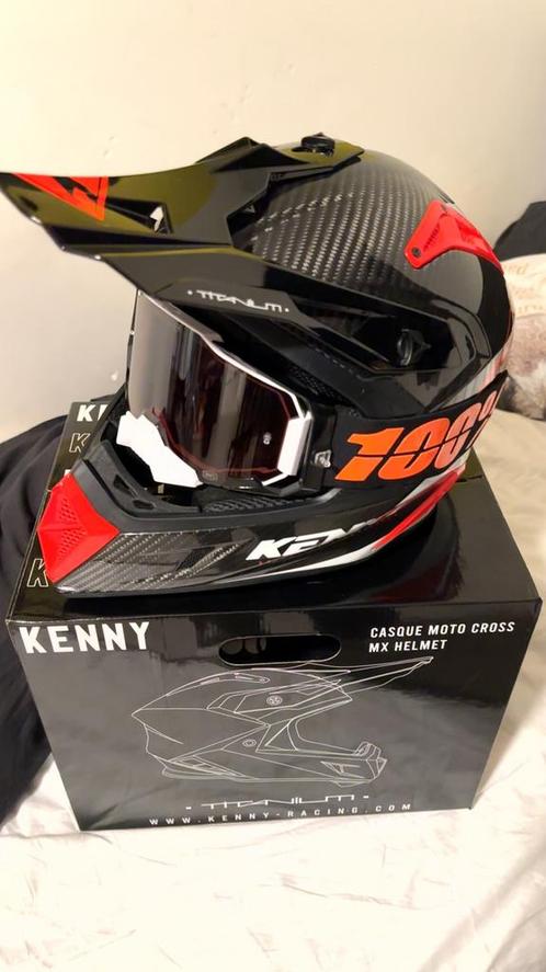 Kenny helm full Carbon, Motoren, Kleding | Motorhelmen, Offroadhelm, L, Overige merken, Ophalen