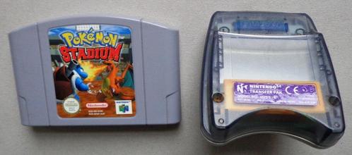 Pokemon Stadium + Transfer Pak voor de Nintendo 64, Games en Spelcomputers, Games | Nintendo 64, Gebruikt, Ophalen of Verzenden
