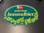 Metalen reclameplaat poperings hommelbier, Verzamelen, Merken en Reclamevoorwerpen, Ophalen, Zo goed als nieuw