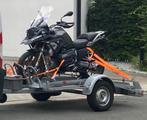 Te Huur - Aanhangwagen voor moto's, Ophalen