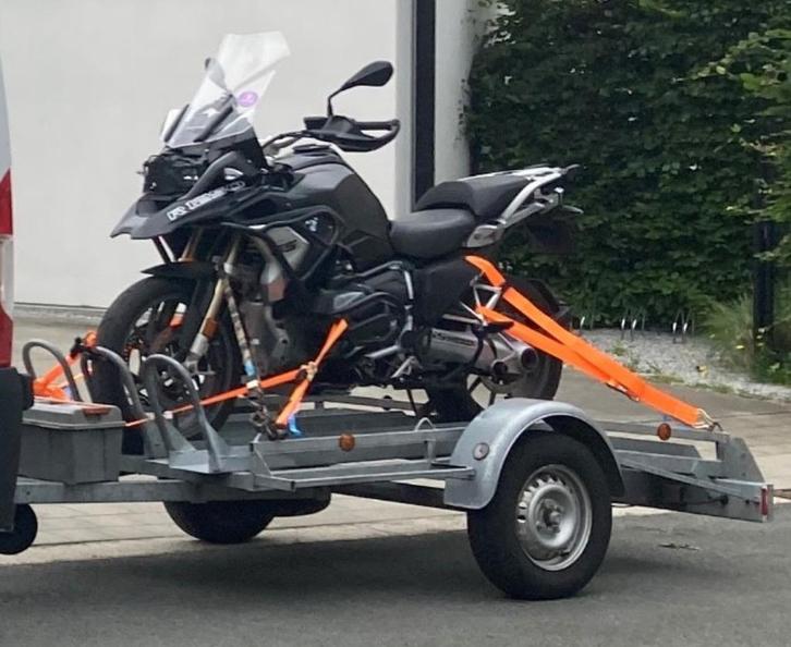 Te Huur - Aanhangwagen voor moto's, Motoren, Overige Motoren, Ophalen