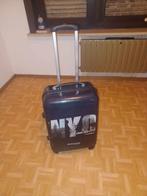 Chariot à bagages David Jones NYC à vendre en bon état !, Bleu, Utilisé, Enlèvement ou Envoi, Poignée extensible