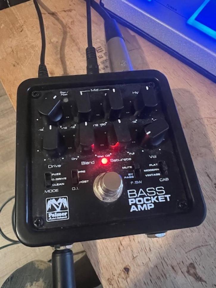 Palmer Bass Pocket Amp, Muziek en Instrumenten, Versterkers | Bas en Gitaar, Zo goed als nieuw, Basgitaar, Ophalen of Verzenden
