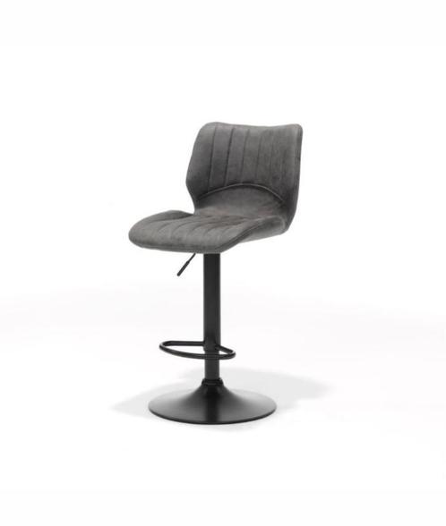 SUPERAANBIEDING Barkruk Bobby draaibaar stof soft 3 kleuren, Huis en Inrichting, Barkrukken, Nieuw, 90 cm of meer, Metaal, In hoogte verstelbaar