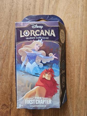 Lorcana Disney The First Chapter Starter Deck 60 cartes Neuf beschikbaar voor biedingen