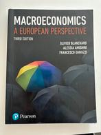 Macroeconomics, a european perspective, Boeken, Economie, Management en Marketing, Zo goed als nieuw, Ophalen