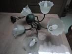 Lustre 5 branches avec ampoules led, Maison & Meubles, Lampes | Lustres, Enlèvement, Utilisé