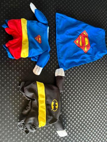 Bat- en super manpakjes voor kleine hondjes, Dieren en Toebehoren, Hondenkleding, Ophalen, Zo goed als nieuw, Hondenkostuum