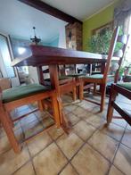 Table et chaise, Chêne, Rectangulaire, 50 à 100 cm, 150 à 200 cm