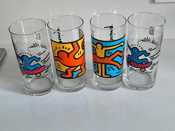 Keith Haring glazen, pop art, Enlèvement ou Envoi
