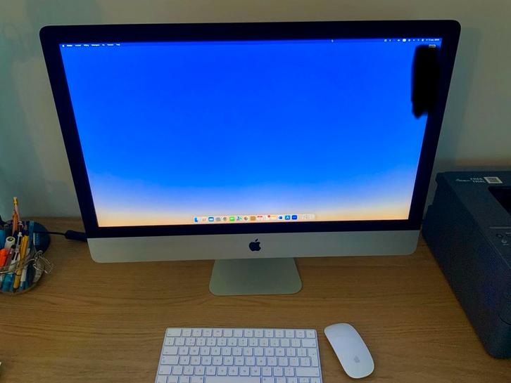 iMac 27” 5K 2021 Intel core i5 3,3 GHz 8GB RAM 512GB SSD, Computers en Software, Apple Desktops, Zo goed als nieuw, iMac, SSD