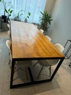 Table plus 8 chairs, Ophalen, Zo goed als nieuw, 8 stoelen of meer