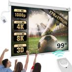 Scherm beamerscherm met mototr projectiescherm Full HD 3D, Audio, Tv en Foto, Overige Audio, Tv en Foto, Ophalen, Nieuw