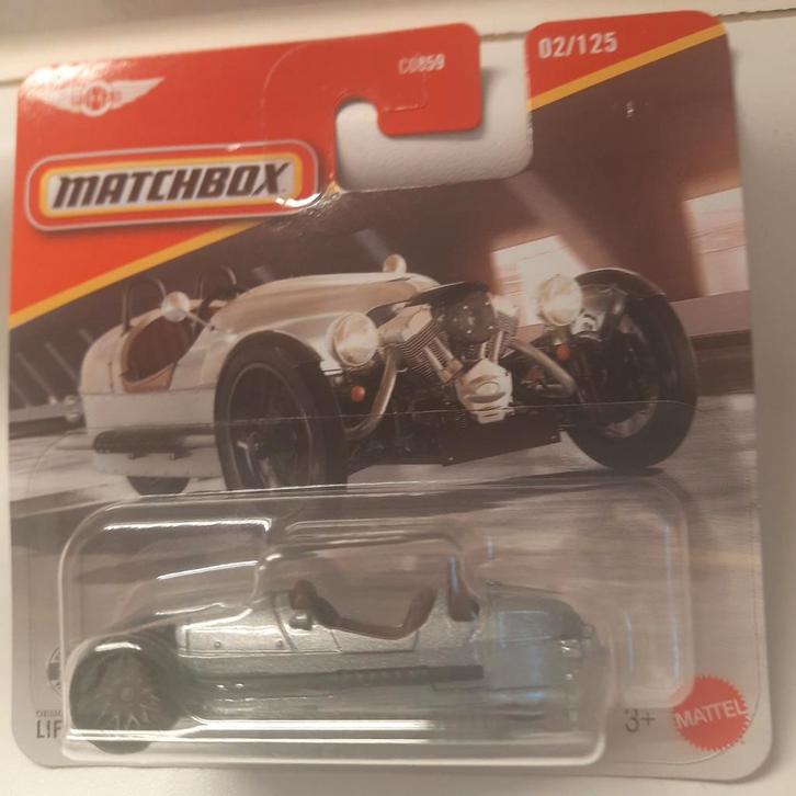 MATCHBOX 1:64 N 02/125:3 ROUES MORGAN 2021 *NOUVEAU*MOC*, Hobby & Loisirs créatifs, Voitures miniatures | 1:87, Neuf, Voiture