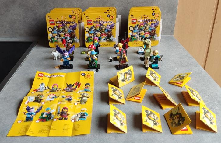 lego minifigures 71045 serie 25 complete reeks!, Kinderen en Baby's, Speelgoed | Duplo en Lego, Zo goed als nieuw, Lego, Complete set