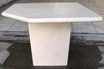 table de salon en travertin 58*58 cm Hauteur 40 cm, Huis en Inrichting, Tafels | Salontafels, Ophalen, Overige materialen, Gebruikt