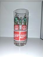 Vintage Quick x Coca-Cola glas jaren 90 promo-design, Verzamelen, Ophalen of Verzenden, Gebruikt