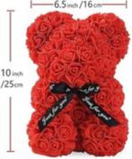 Rozen Beer - Rozen Teddybeer - Rozenbeer - Valentijn beer, Ophalen of Verzenden