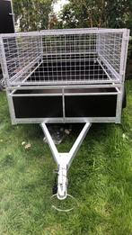 Remorque double essieux Grillagee 250x125 cm!!, Ophalen of Verzenden, Nieuw