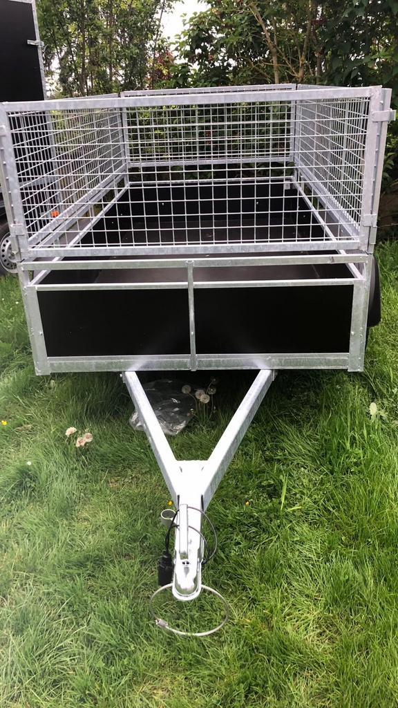 Remorque double essieux Grillagee 250x125 cm!!, Auto diversen, Aanhangers en Bagagewagens, Nieuw, Ophalen of Verzenden