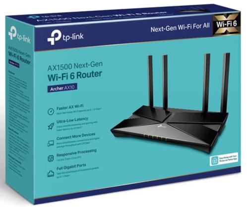 Nieuwe TP-Link Archer AX10, Computers en Software, Routers en Modems, Router met modem, Ophalen of Verzenden