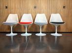 4 tulip chairs Eero Saarinen voor Knoll international, Huis en Inrichting, Stoelen, Ophalen, Gebruikt