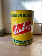 Blikken pot LIEBIG bouillonblokjes, jaren 50 of 60, Verzamelen, Ophalen of Verzenden, Gebruikt, Overige, Overige merken
