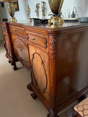 Antiek volhouten eetkamer. Uitstekende staat. Voor de kenner, Enlèvement, Utilisé, Vlaamse stijl of “Louis stijl”
