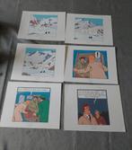 6 lithografie ex libris Tintin, Antiek en Kunst, Ophalen