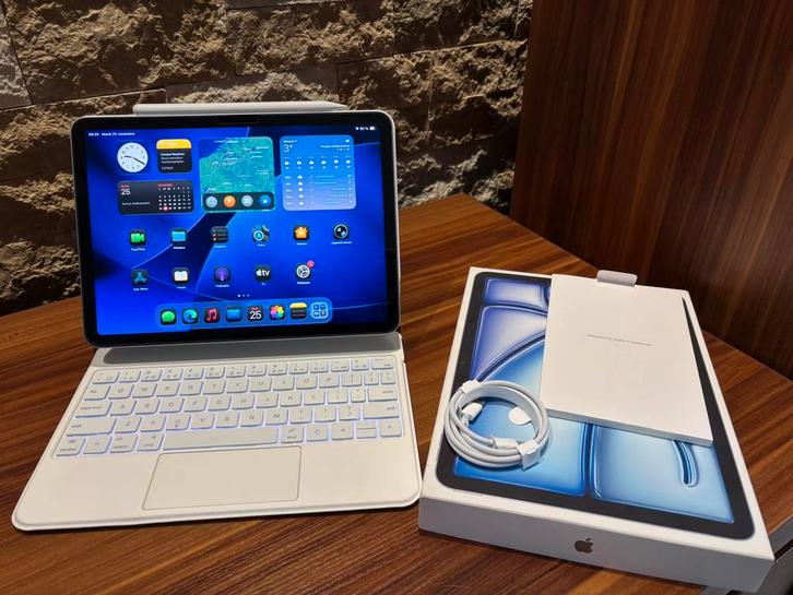 Apple Ipad Air M2 11 inch 128GB blauw Nieuw, Computers en Software, Apple iPads, Nieuw, Apple iPad, 11 inch, Blauw, Ophalen