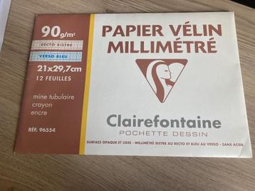 Millimeterpapier clairefontaine  beschikbaar voor biedingen