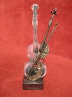 Yves Lohe - viool - Brons & pate de verre, Bronze, Enlèvement