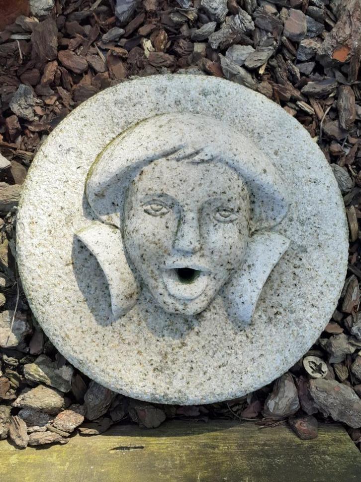 Schitterende ronde granieten fonteinmond, Tuin en Terras, Waterpartijen en Fonteinen, Nieuw, Fontein, Graniet, Ophalen