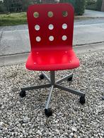 Rode bureaustoel Ikea, Ophalen, Zo goed als nieuw, Rood, Bureaustoel