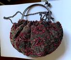 Sac de soirée brodé de perles Guogi Vintage, Handtassen en Accessoires, Tassen | Damestassen, Ophalen of Verzenden, Nieuw, Rood