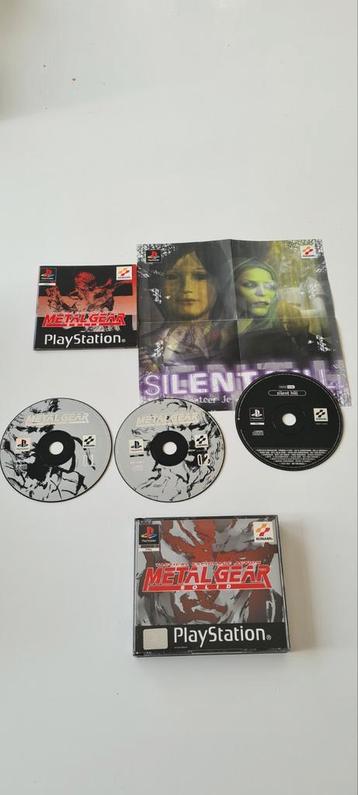 Metal gear solid ps1 Inc Silent Hill demo, Games en Spelcomputers, Games | Sony PlayStation 1, Ophalen of Verzenden, Zo goed als nieuw