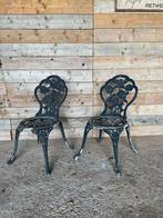 Ijzeren tuinstoelen, Tuin en Terras, Ophalen, Gebruikt