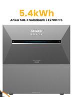 Anker solix 3 e2700 thuisbatterij + 1x BP2700, Doe-het-zelf en Bouw, Ophalen, Zo goed als nieuw, Overige typen, 200 wattpiek of meer