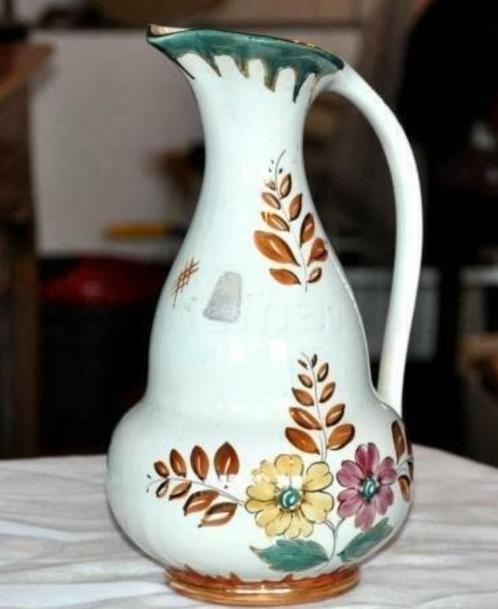 vase cruche faience gouda holland jumbo signe herfst, Antiek en Kunst, Antiek | Keramiek en Aardewerk, Ophalen of Verzenden