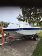 Boot pilot met Mercury 60pk, Ophalen, Gebruikt, Minder dan 70 pk, 3 tot 6 meter